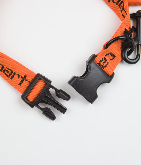 Carhartt Script Dog Leash & Collar - Carhartt Orange   Black 