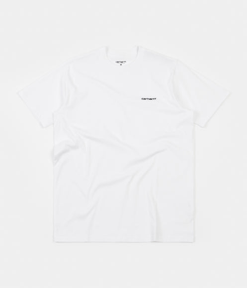 Carhartt Script Embroidery T-Shirt - White / Black