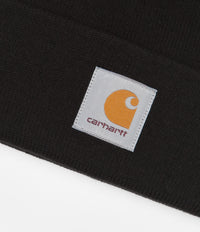 Carhartt Short Watch Hat Beanie - Black thumbnail