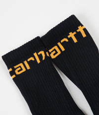 Carhartt Socks - Dark Navy / Pop Orange thumbnail