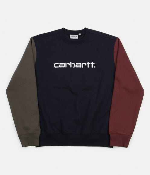 Carhartt Tricol Crewneck Sweatshirt - Dark Navy
