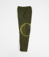 Carrier Goods Tie Dye Walking Trousers - Golden Green thumbnail