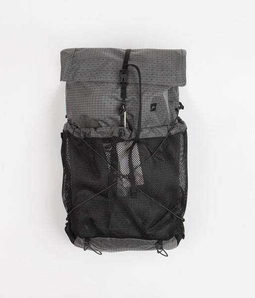 Cayl Gaya Roll Top B-Grid Mesh Backpack - Grey | Always in