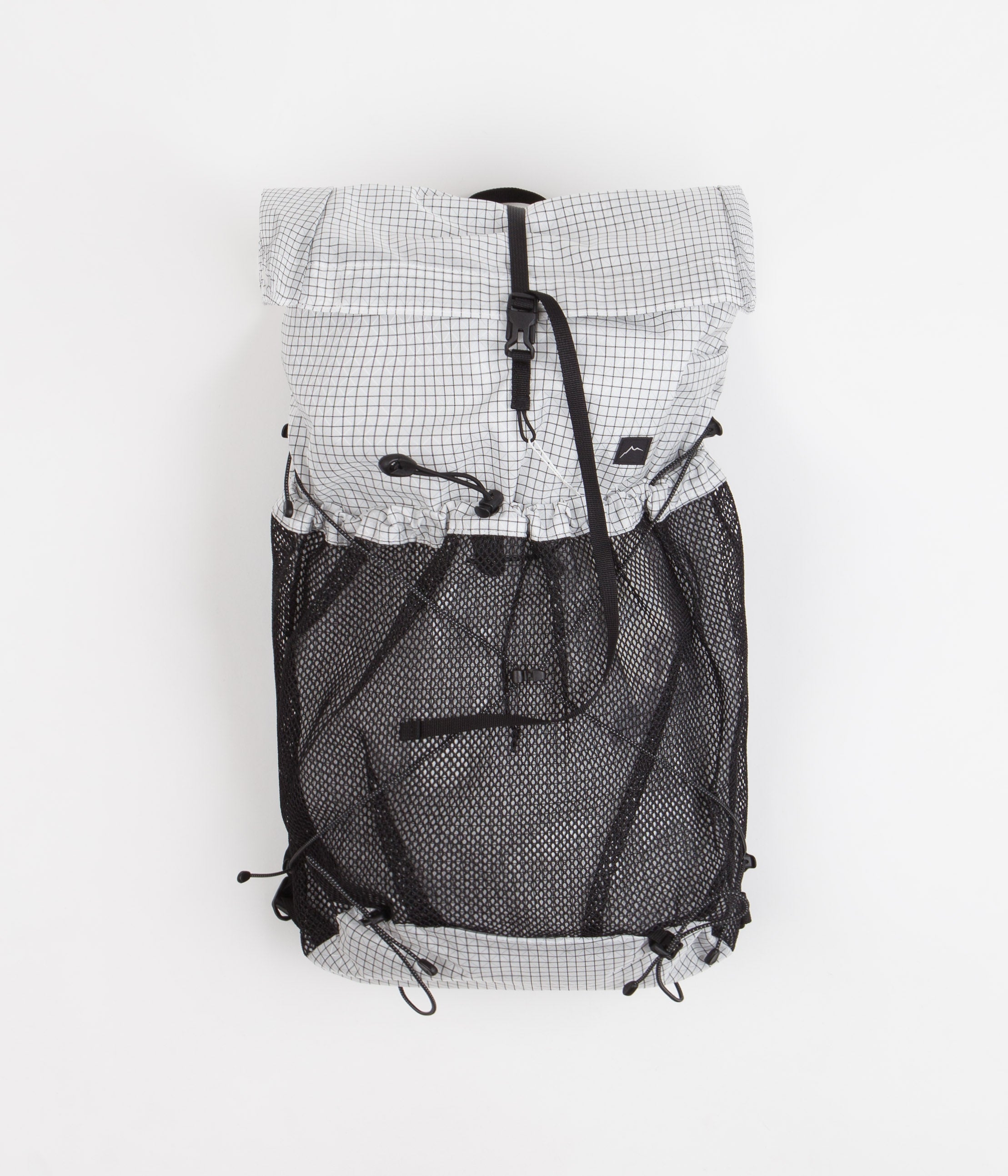 【CAYL】 Gaya Roll Top / white (Cayl Grid Mesh) CAYL Gaya Roll Top Backpack - B-Grid Mesh Beige | Garmentory