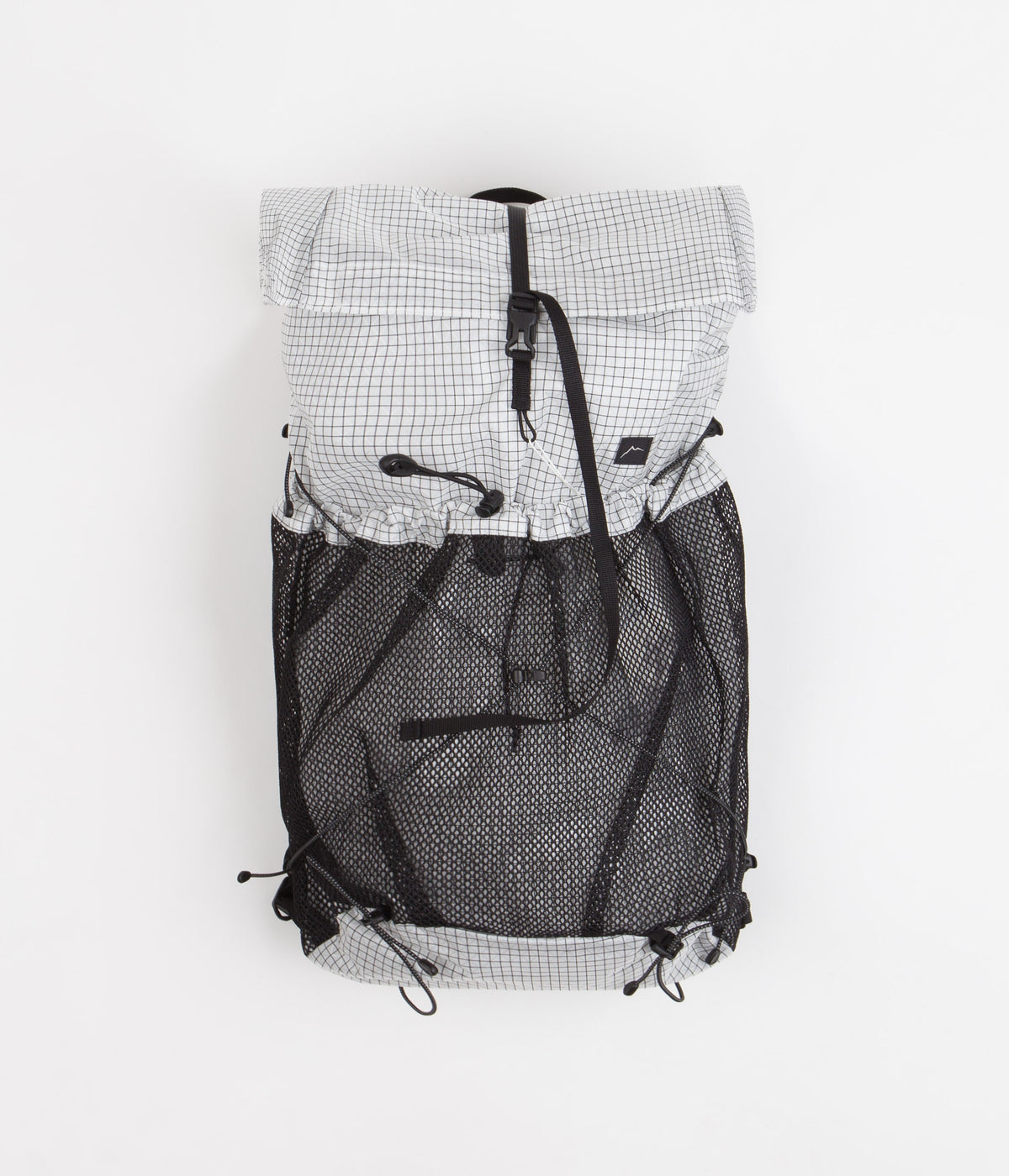 Cayl Gaya Roll Top B-Grid Mesh Backpack - White | Always in Colour