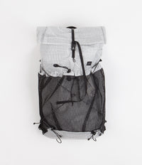 Cayl Gaya Roll Top B-Grid Mesh Backpack - White thumbnail