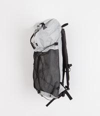 Cayl Gaya Roll Top B-Grid Mesh Backpack - White thumbnail