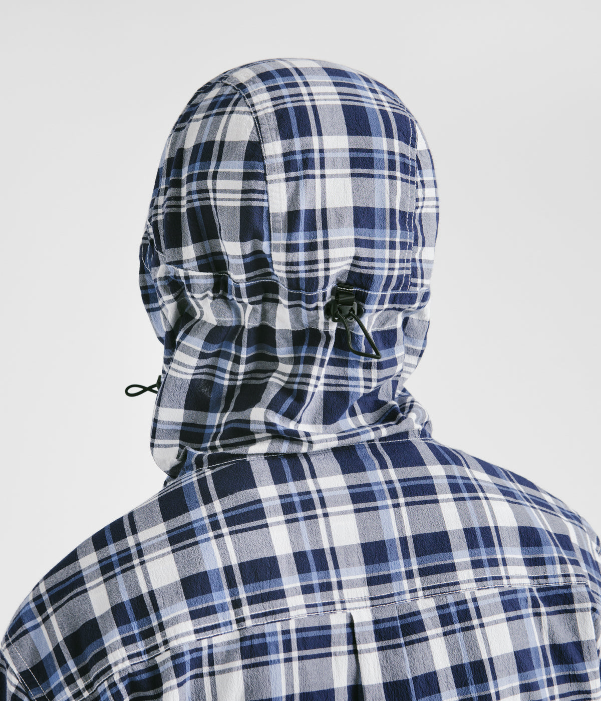 Cayl Light Cotton Hoodie - Blue Check | Always in Colour