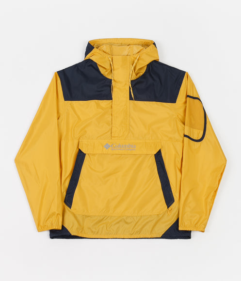 Columbia Challenger Windbreaker Jacket - Bright Gold / Collegiate Navy