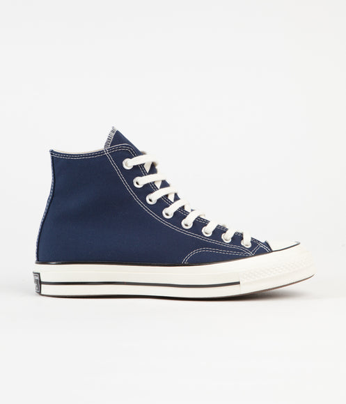 Converse CTAS 70's Hi Recycled Shoes - Midnight Navy / Egret / Black