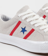 Converse One Star Academy Ox Shoes - White / Enamel Red thumbnail