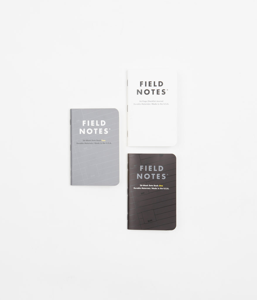 Field Notes Ignition Date & Journal Memo Books (3 Pack) Mixed Paper