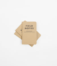 Field Notes Original Kraft Notebooks (3 Pack) - Mixed Paper thumbnail