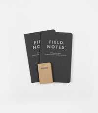 Field Notes Ruled Notebooks - Pitch Black - Large thumbnail