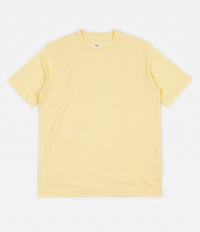 Folk Contrast Sleeve T-Shirt - Soft Yellow thumbnail