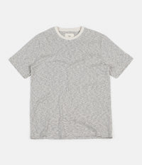 Folk Fine Stripe T-Shirt - Ecru / Navy thumbnail