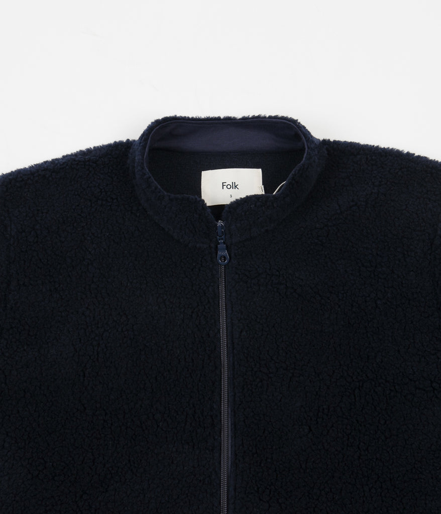 Folk Funnel Fleece - Navy | Always in Colour