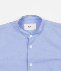 Folk Grandad Shirt - Fresh Blue thumbnail