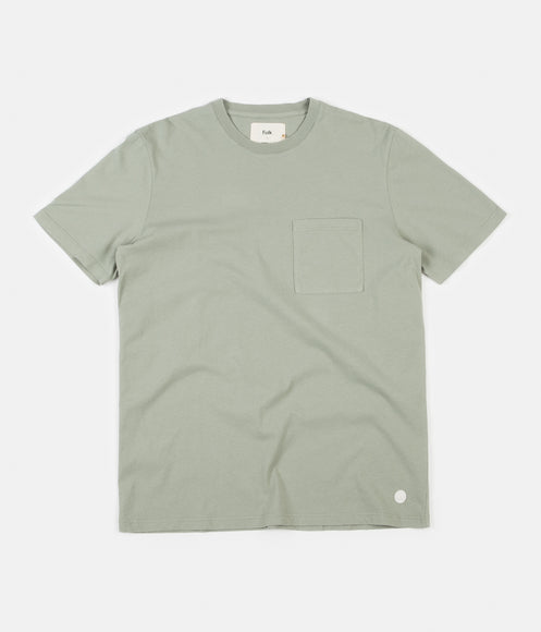 Folk Pocket Assembly T-Shirt - Washed Green