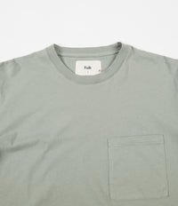 Folk Pocket Assembly T-Shirt - Washed Green thumbnail