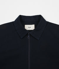Folk Zip Through Shirt Jacket - Navy thumbnail