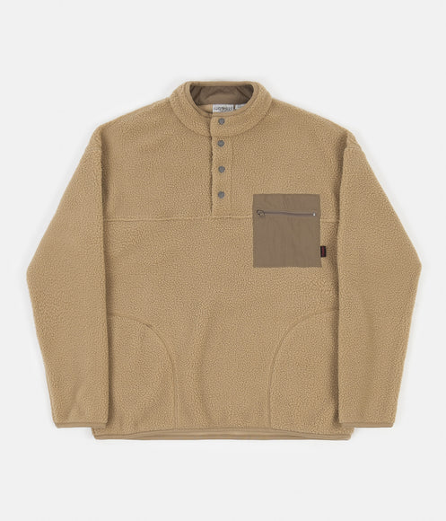 Gramicci Boa Fleece Pullover Shirt - Beige
