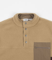 Gramicci Boa Fleece Pullover Shirt - Beige thumbnail
