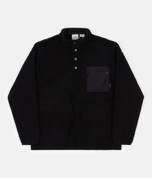 Gramicci Boa Fleece Pullover Shirt - Black
