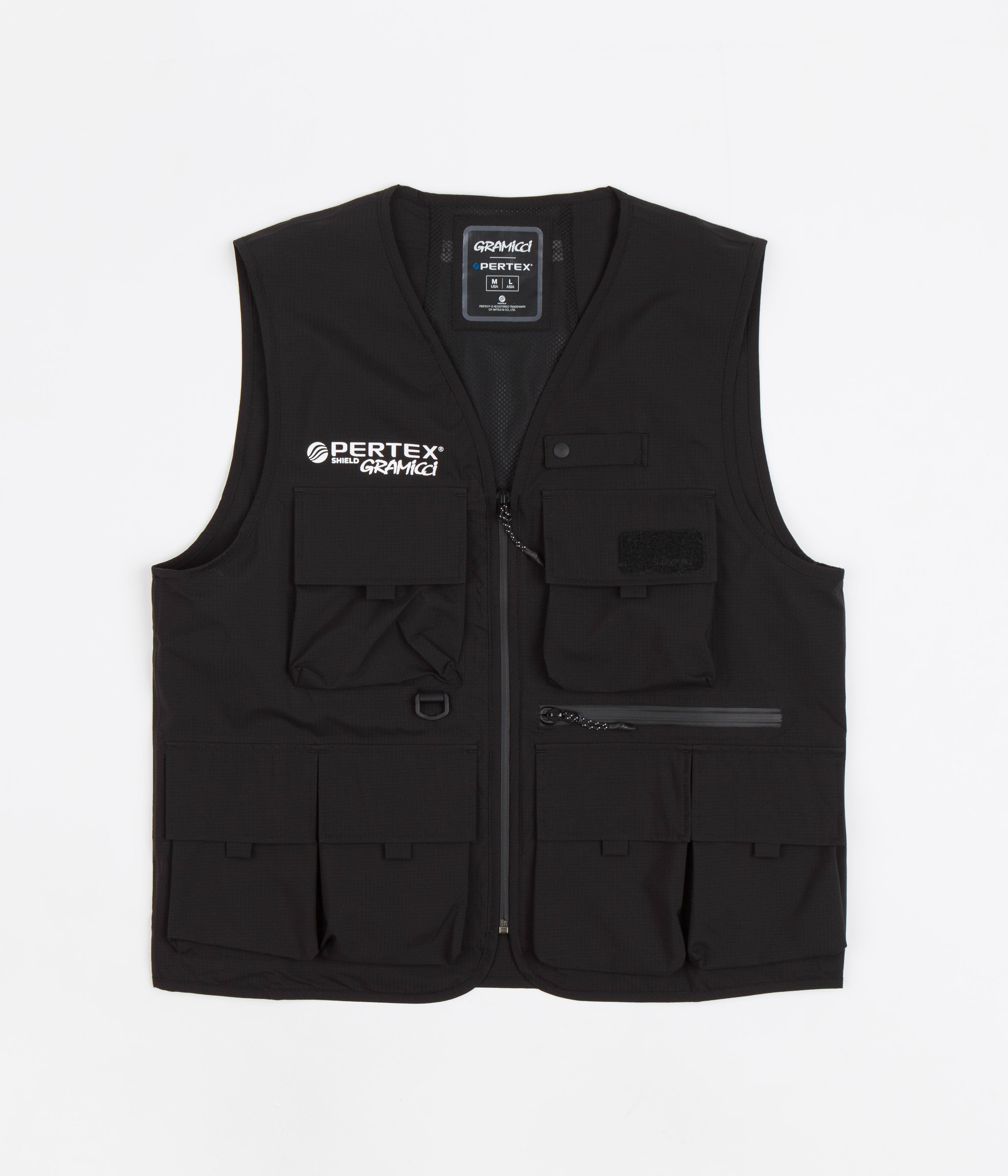 グラミチ/PERTEX TRAIL SIDE WADING VEST Gramicci Pertex Trailside Wading Vest - Black | Always in Colour