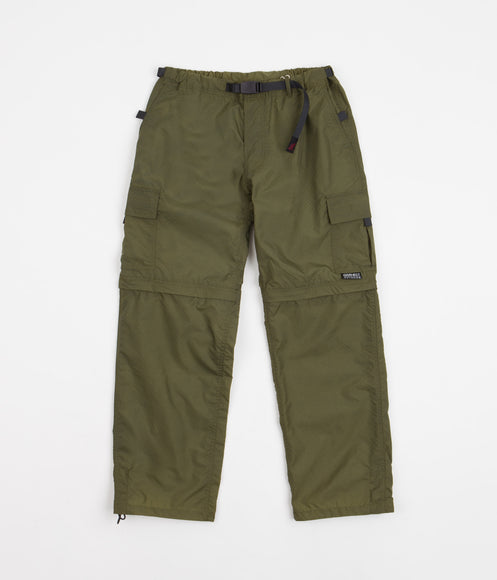 Gramicci Utility Zip-Off Cargo Pants - Army Green