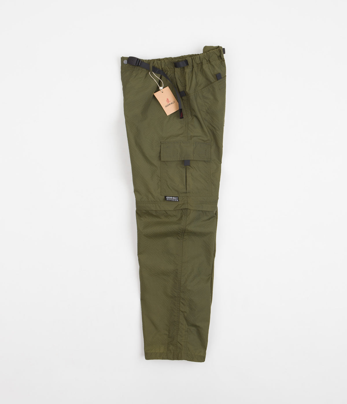 Gramicci Utility Zip-Off Cargo Pants - Army Green | Always in Colour