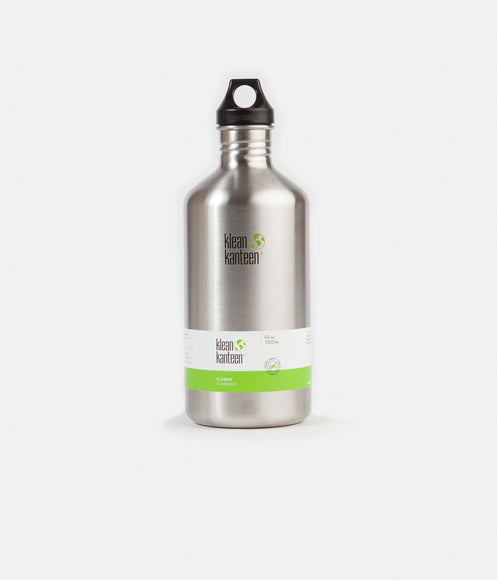 Klean Kanteen Classic 1900ml Flask - Brushed Stainless