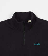 Levi's® Red Tab™ 1/4 Zip Mockneck Popover Sweatshirt - Electric Check Caviar thumbnail