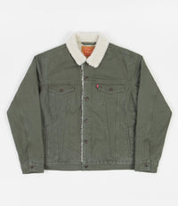 Levi's® Red Tab™ Type 3 Sherpa Trucker Jacket - Thyme thumbnail