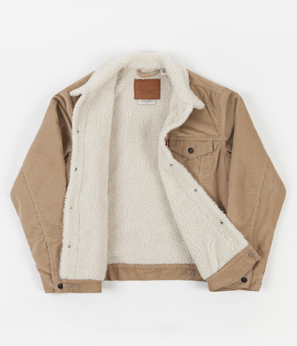 Levi s Red Tab Type 3 Sherpa Trucker Jacket True Chino Cord
