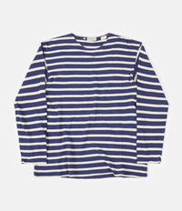 Levi's® Vintage Clothing Bay Meadows Long Sleeve T-Shirt - Blue / Cream thumbnail