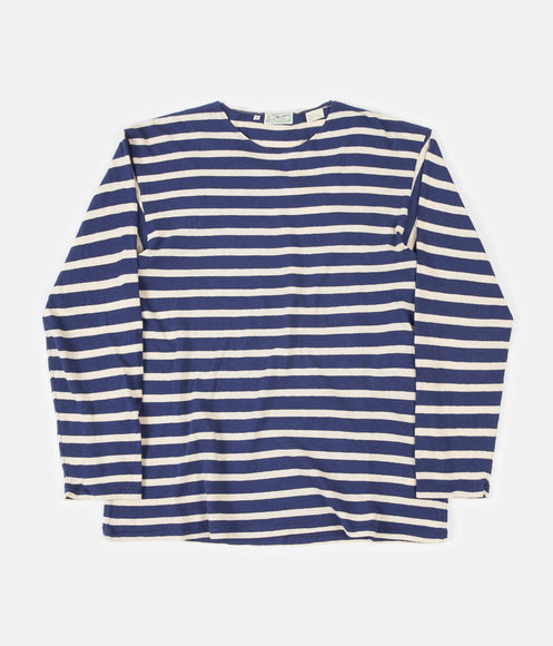 Levi's® Vintage Clothing Bay Meadows Long Sleeve T-Shirt - Blue / Cream