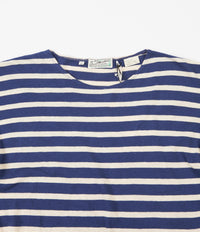 Levi's® Vintage Clothing Bay Meadows Long Sleeve T-Shirt - Blue / Cream thumbnail