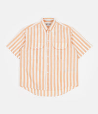 Levi's® Vintage Clothing Diamond Short Sleeve Shirt - Melon Orange / White thumbnail