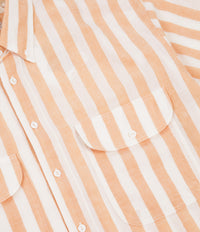 Levi's® Vintage Clothing Diamond Short Sleeve Shirt - Melon Orange / White thumbnail
