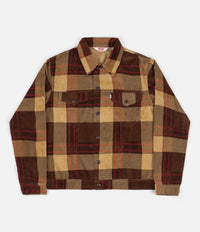 Levi's® Vintage Clothing Plaid Cord Trucker Jacket - Oxblood thumbnail