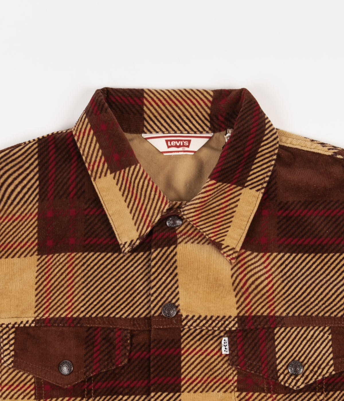Levi's red sales plaid jacket