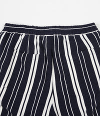 Libertine-Libertine Front Shorts - Off White / Navy Stripe thumbnail