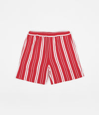 Libertine-Libertine Front Shorts - Off White / Red Stripe thumbnail