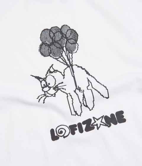 Lo-Fi Balloons T-Shirt in White