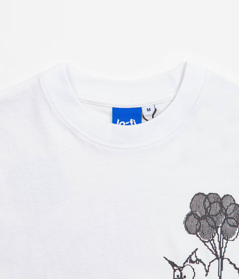 Lo-Fi Balloons T-Shirt in White