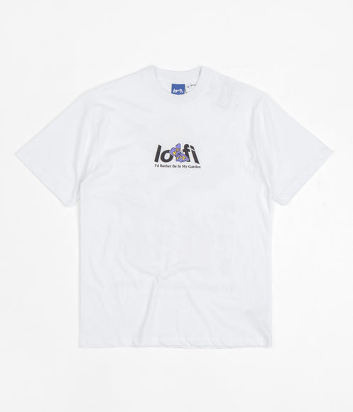 Lo-Fi Garden Logo T-Shirt - White