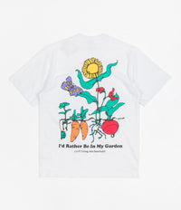 Lo-Fi Garden Logo T-Shirt - White thumbnail