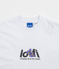 Lo-Fi Garden Logo T-Shirt - White thumbnail