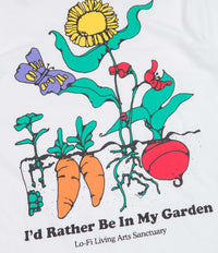 Lo-Fi Garden Logo T-Shirt - White thumbnail